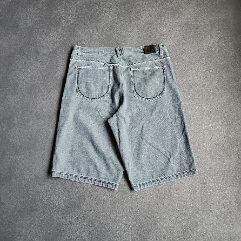 Vintage Y2K Baggy Premium Brand Blue Denim Jean Shorts 40
